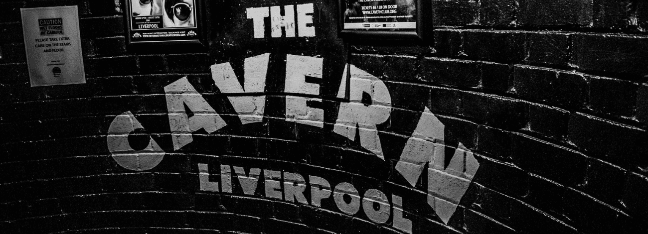 Staircase of the legendary Cavern Club in Liverpool