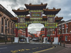 The Chinatown Arch in Liverpool