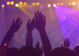 Nightclub revellers dancing in Belfast